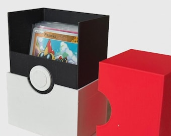Pokemon Card Box - 3D Pokéball-Style Pokébox | 3D Printed