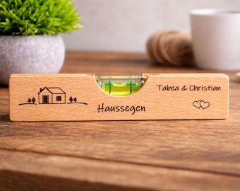 Wedding gift, house blessing spirit level, housewarming gift, topping-out ceremony gift, house blessing, wedding gift, anniversary