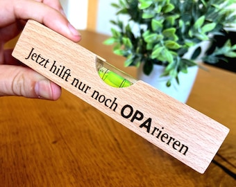 Personalized spirit level, Grandpa gift, men's gift, operating spirit level Dad, gift for Grandpa, Father's Day gift, birthday