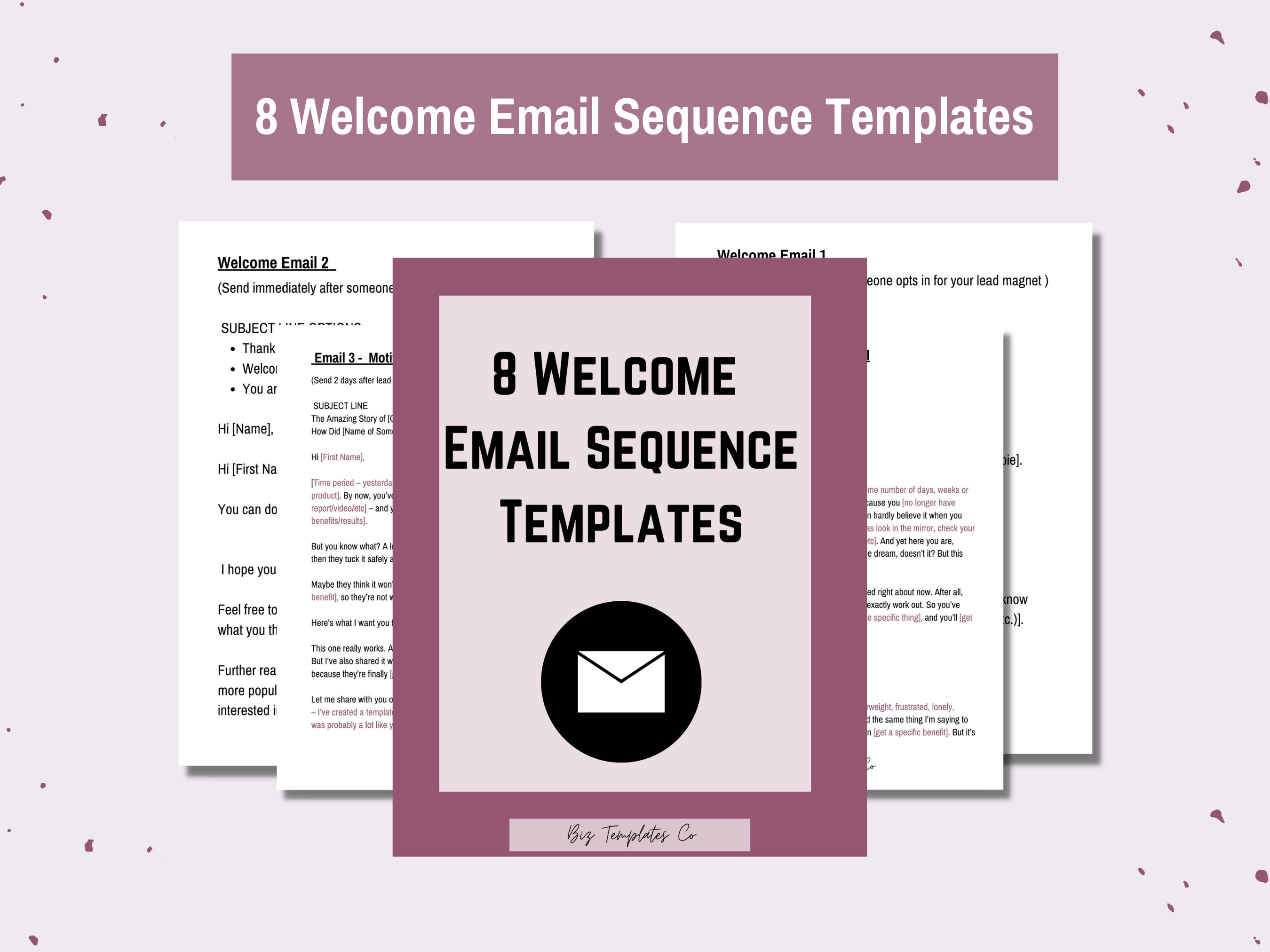 8 Email Sequence Templates Easy to Use Fillinthe Etsy