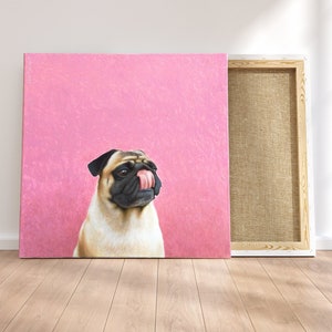 Custom oil painting dog, hand painted portrait of your lovely pets, portrait from photo for your cats or dogs, handmade Unique gift.