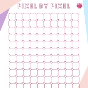 Printable pixel savings challenge tracker