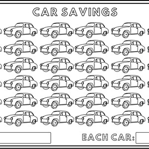 Car savings tracker