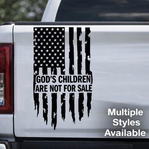 American Flag Rear Truck Side Decal | Patriotic Pickup Bed Sticker | Multiple Styles Available | Custom Truck Vinyl Decal