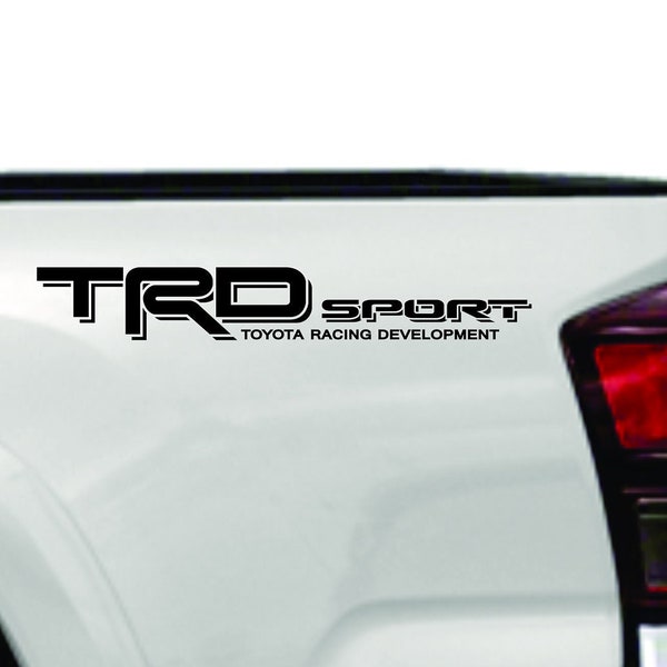 TRD Sport Toyota Truck Tacoma Tundra Decals Stickers Vinyl Bedsides Set of 2