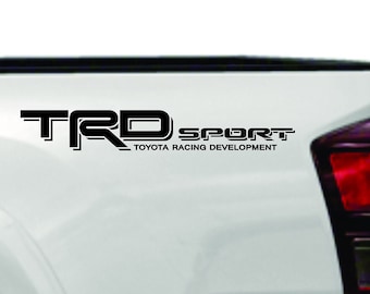 TRD Sport Toyota Truck Tacoma Tundra Decals Stickers Vinyl Bedsides Set of 2