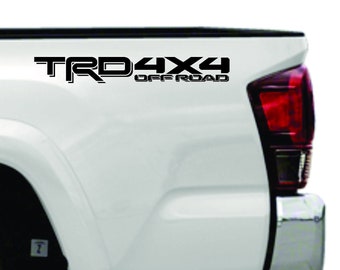 TRD Off Road, TRD 4X4,Toyota Tacoma, Tundra, Decals, Stickers, Bedsides Decal Sticker, Truck bedside decals set of 2
