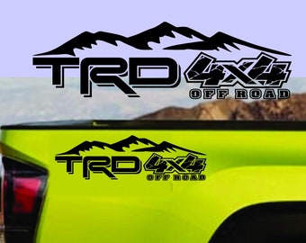 Calcomanías De Desarrollo De Carreras TRD 4X4 Compatibles