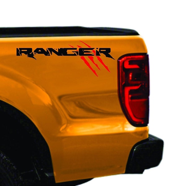 Ranger Claws Decals Sticker Bedside fit Ford F150  Ford Ranger Truck Decal sticker Graphic Vinyl 2Pcs