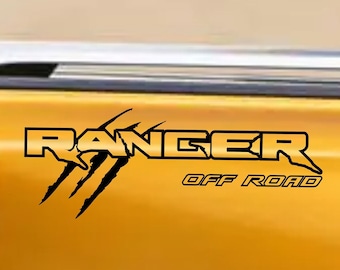 Ford Ranger Claws Mark Decal Vinyl Sticker Bedside fit Ford F150  Ford Ranger Truck Decal sticker Graphic Vinyl 2Pcs