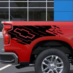Chevy Silverado Bedside Graphic Decal, 2-Piece Vinyl, 2019-2026