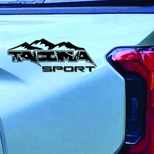 2x Toyota Tacoma Sport 2024–2025 4th Gen Decal – Custom Vinyl Sticker for Truck Bed, Window & Rocker Panel | Off-Road Pickup Graphics