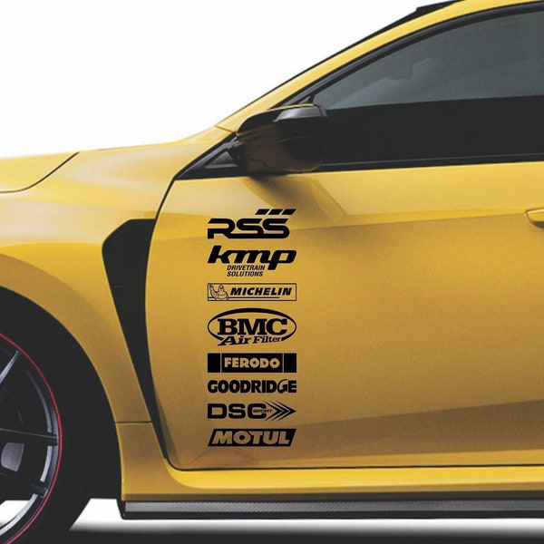 Car Door Racing Decal - Etsy