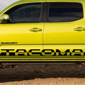 Toyota Tacoma ROCKER PANEL Vinyl Decal Sticker Graphics Kit, TRD 4x4 off-road Door Decals vinyl decals for 2013-2023 Toyota Tacoma
