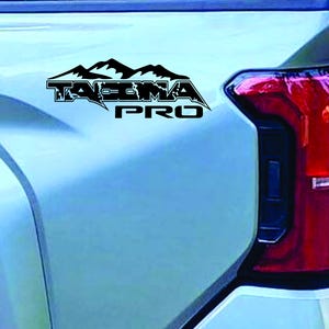 2x Toyota Tacoma Pro 2024–2025 4th Gen Decal – Custom Vinyl Sticker for Truck Bed, Window & Rocker Panel | Off-Road Pickup Graphics