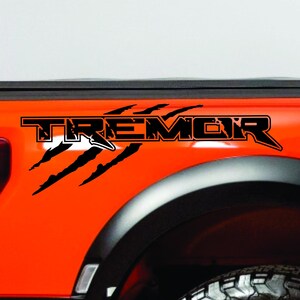 Tremor Claws Decal, Bedside Truck Decal, Fits Ford F150,F250, Ford Ranger,  Pick up Truck Sticker Scratches Decal (2 pieces )
