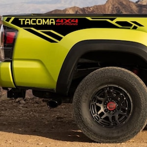 TRD Off Road, TRD 4X4,Toyota Tacoma, Decals, Stickers, Bedsides Decal Sticker, Truck bedside decals set of 2