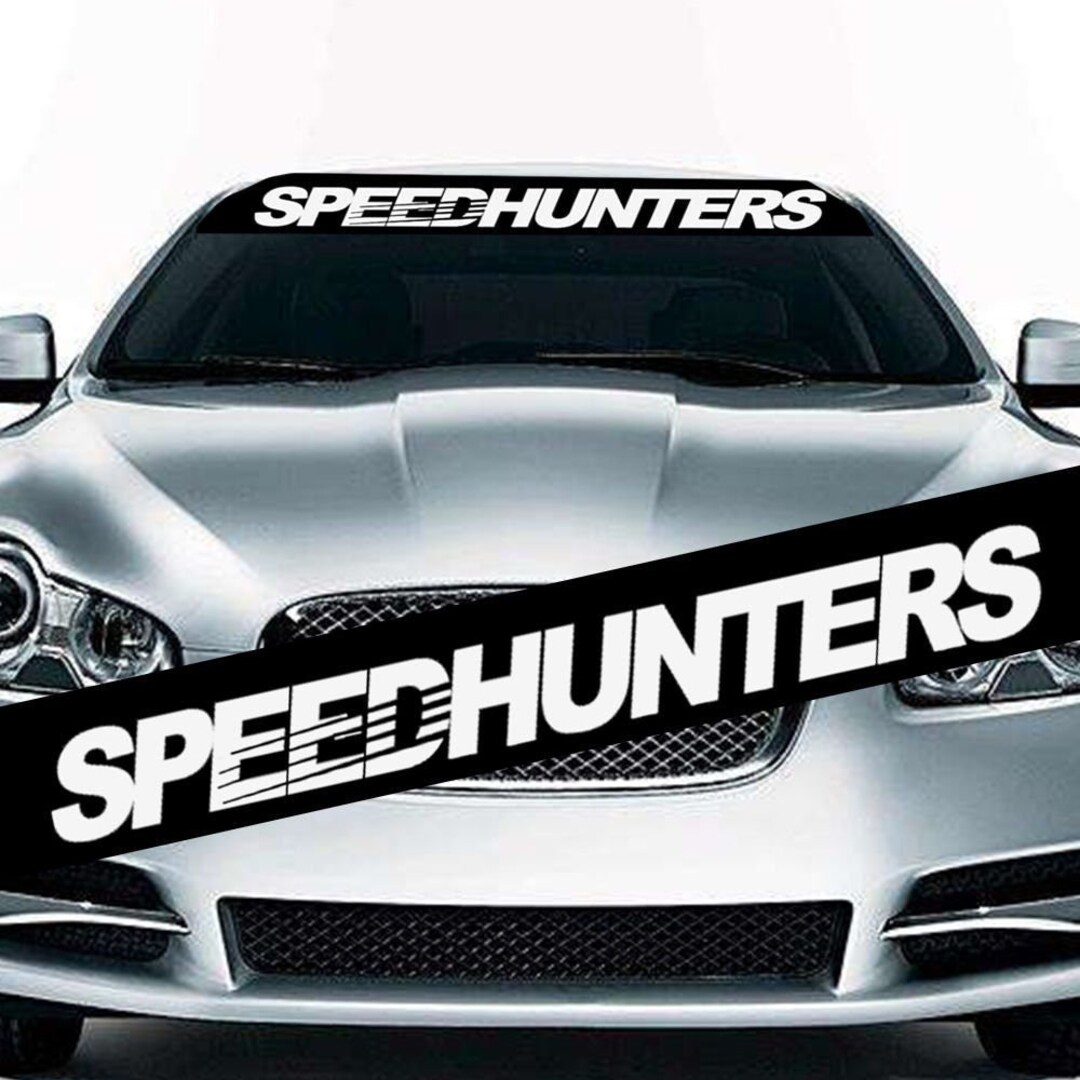 Speedhunters Windshield Banner Decal JDM Racing Drift Hoonigan Vinyl