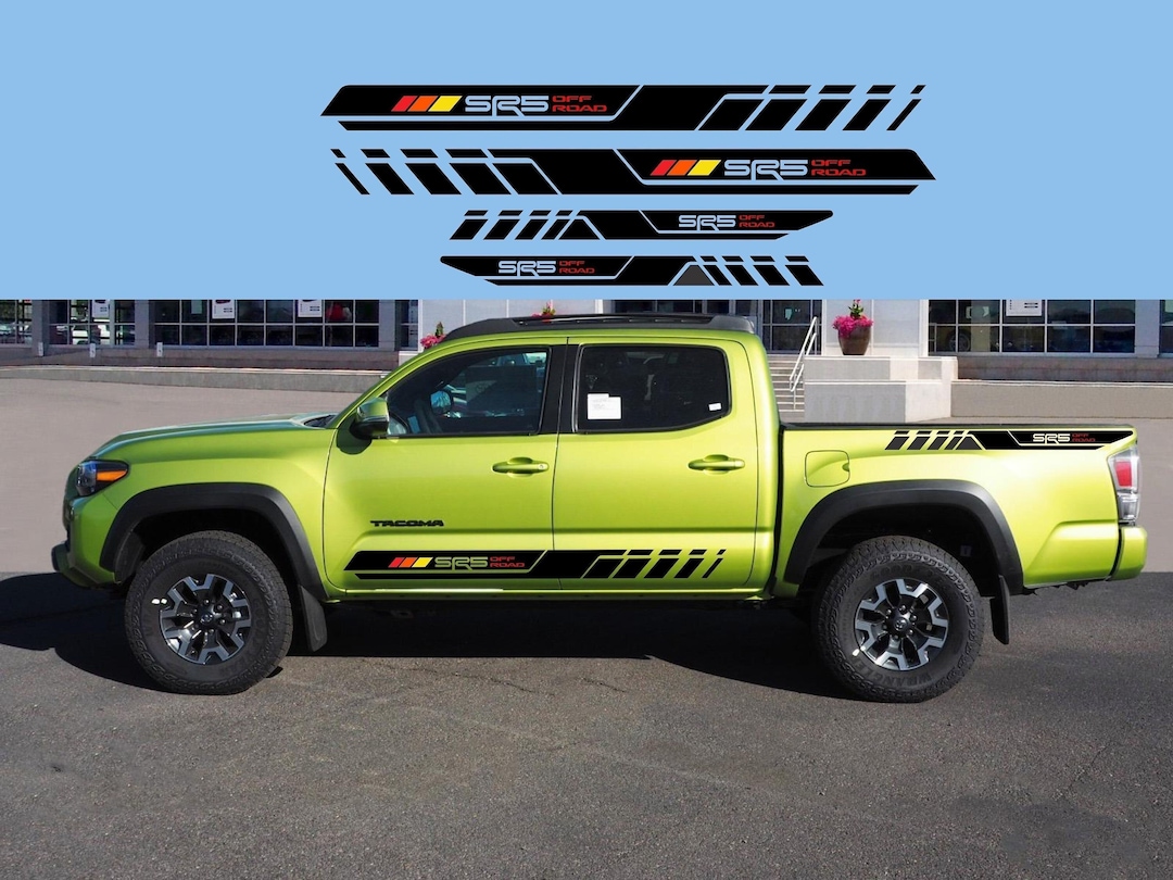 SR5 off Road Toyota Tacoma, Decals, Stickers, Bedsides Decal Sticker ...