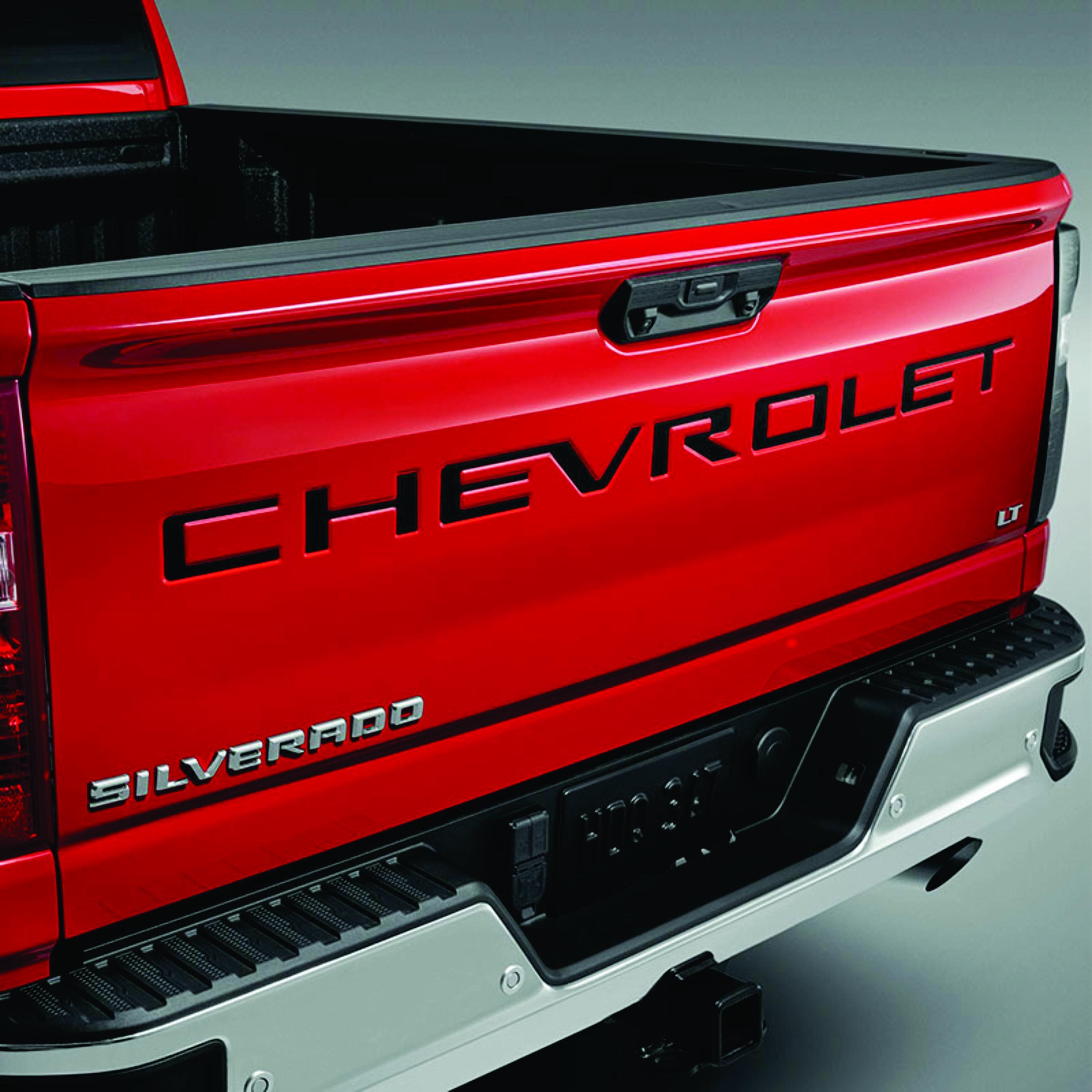 19-24 Silverado 1500 Tailgate Vinyl Inlay Decal (multiple Colors to ...