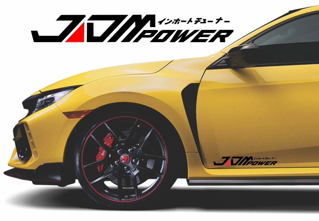 JDM Power Racing Automotive Car Sticker Decal, Window Decal, Racing ...