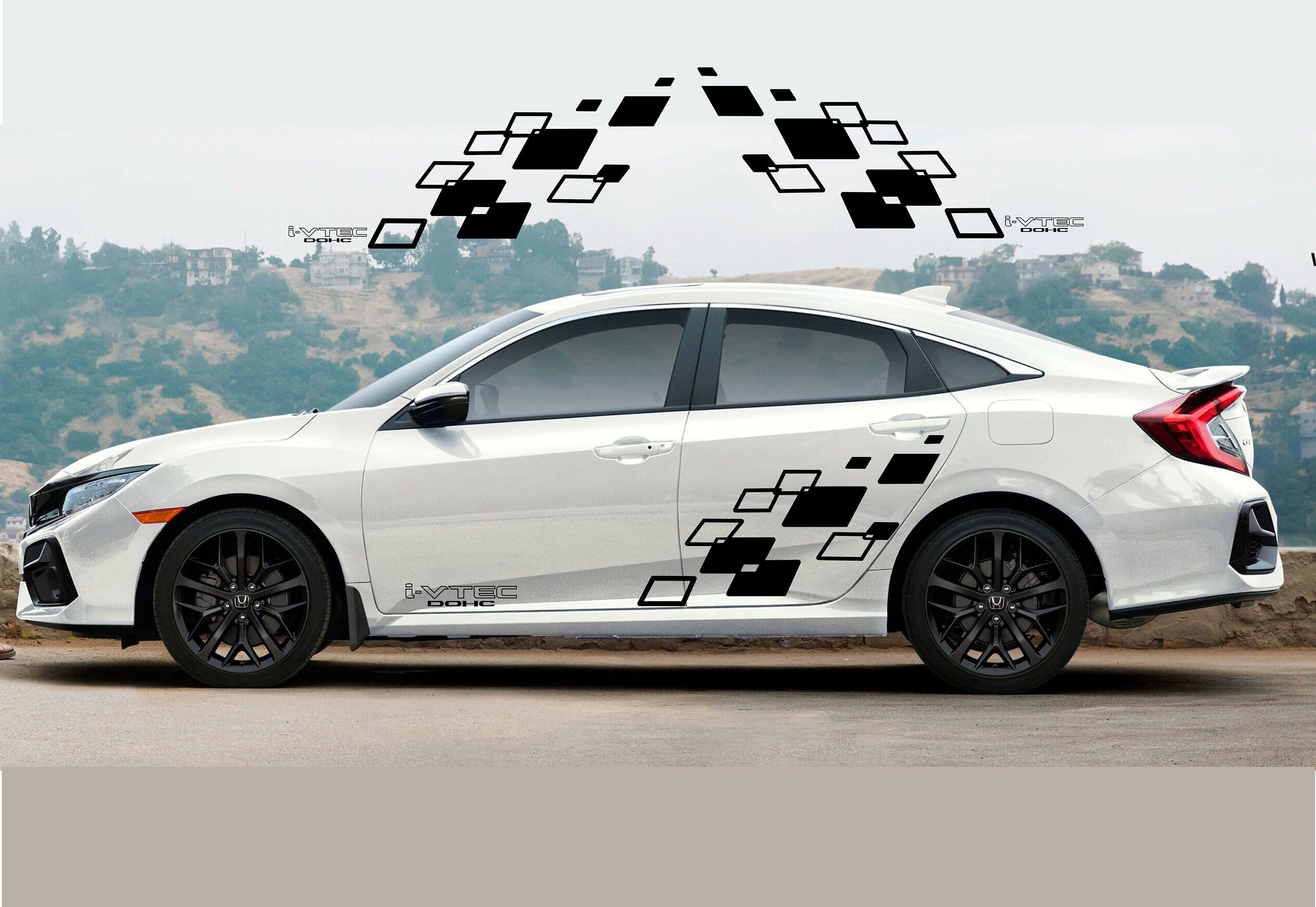 Honda car stickers discount