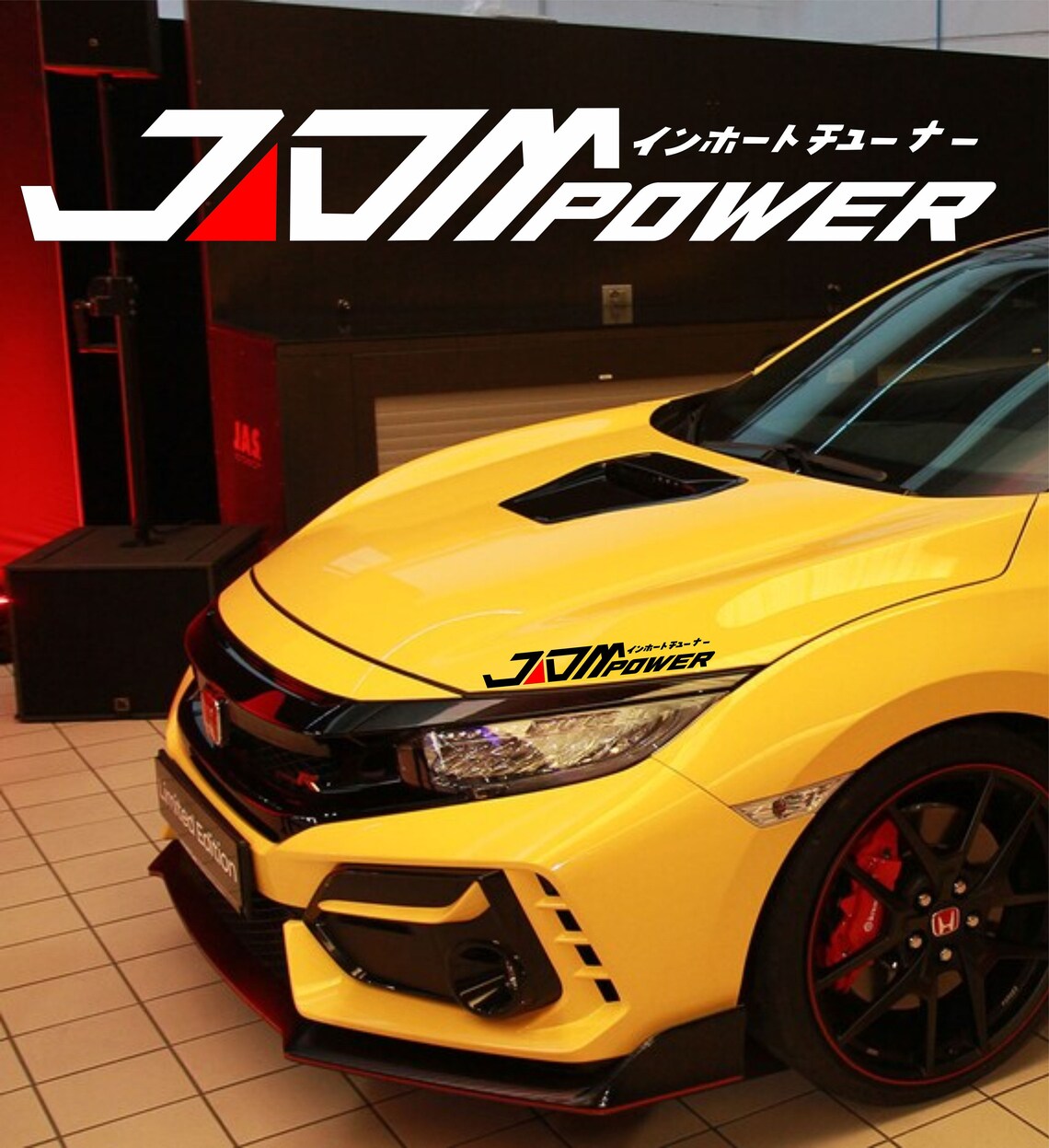 Jdm Racer Sticker JDM Power Racing Automotive Car Sticker Decal, Window Decal, Racing ...
