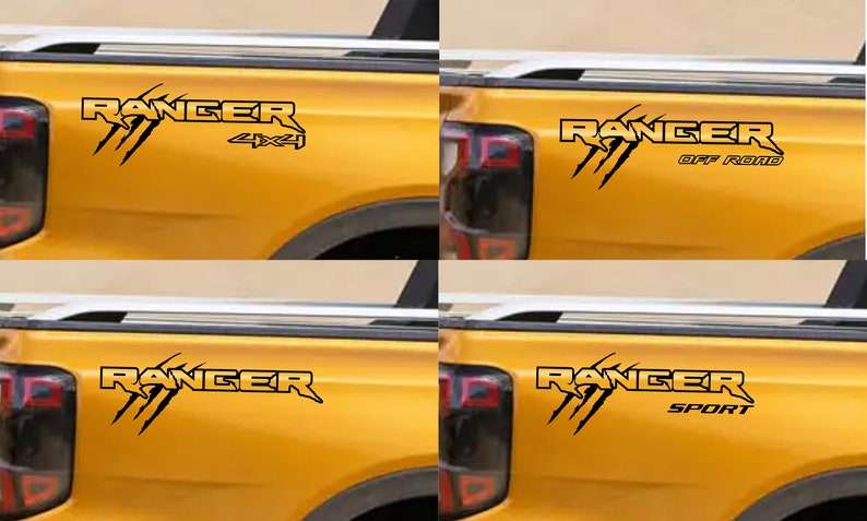 Ford Ranger Claws Ford Ranger Claws Mark Decal Vinyl Sticker Bedside Fit Ford F150 Ford ...