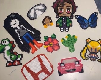 images Small Anime Perler Beads anime perler bead etsy