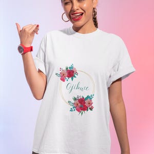 Ojibwe floral tshirt unisex