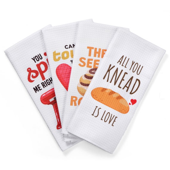 Baking Microfiber Towels Set of 4, Housewarming Gifts for New Home