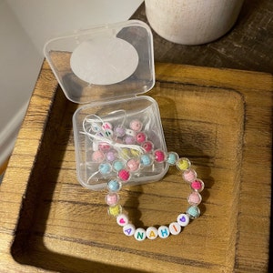 Bead Kit Seed Bead Kit Spring Friendship Bracelet, Kids Easter Jewelry Kit, Pony  Beads Kit,, Vinyl Beads, Letter Beads 