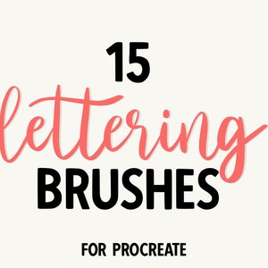 15 pinceaux de lettrage pour procréer