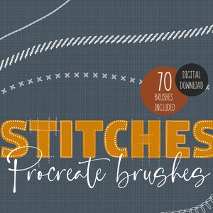 Procreate Stitches | Sewing & Stitch brushes for Procreate