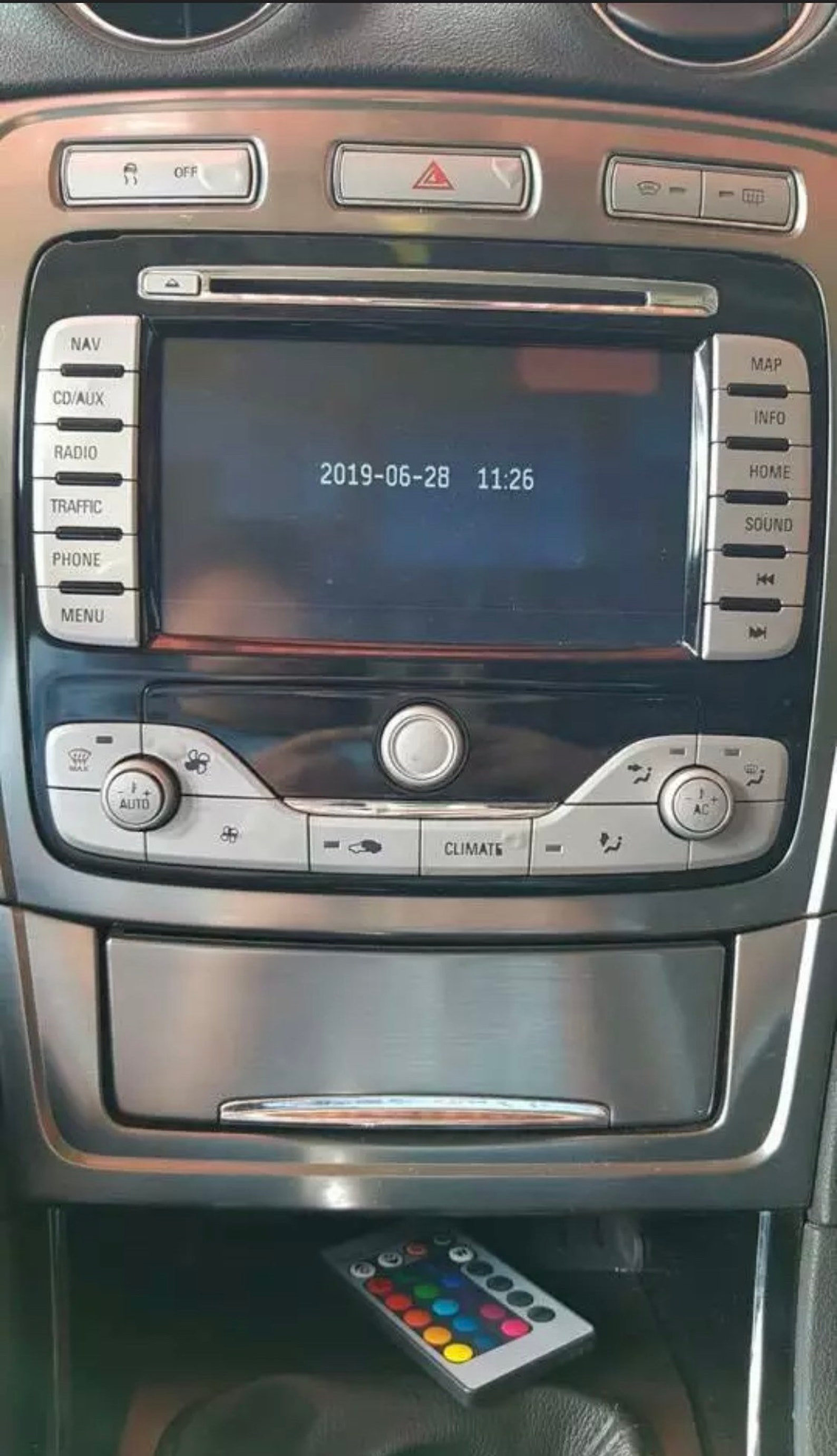 For Ford Blaupunkt NX Navi Climate All Buttons Repair Set of Vinyl ...