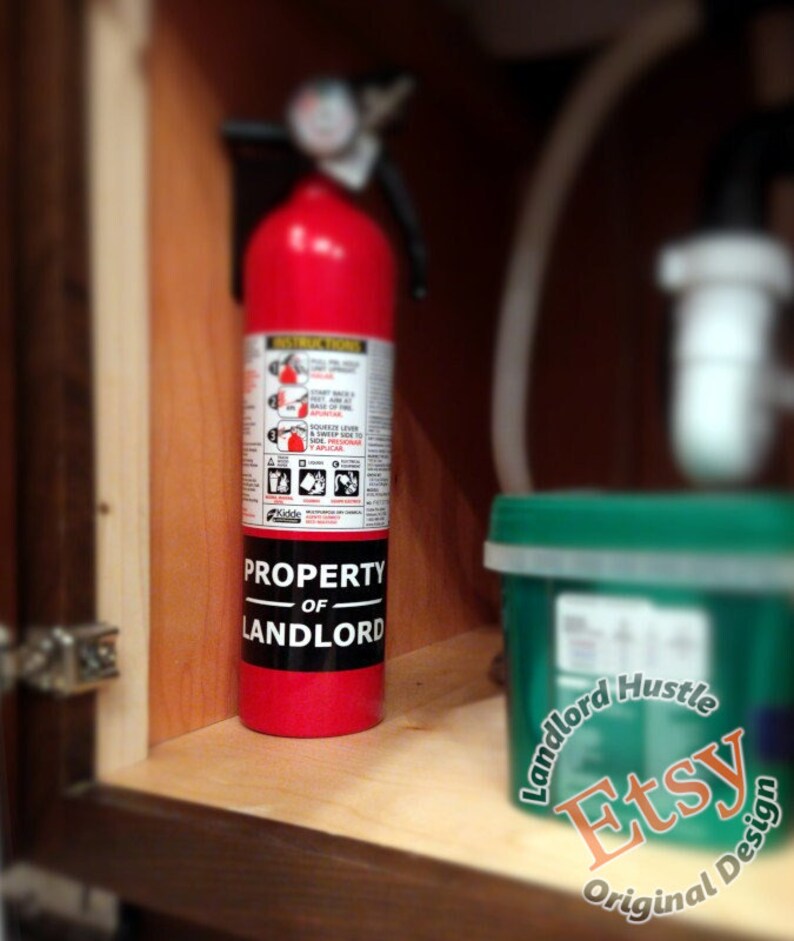 Sticker - Property of Landlord Stickers for Labeling Ownership of Items ...