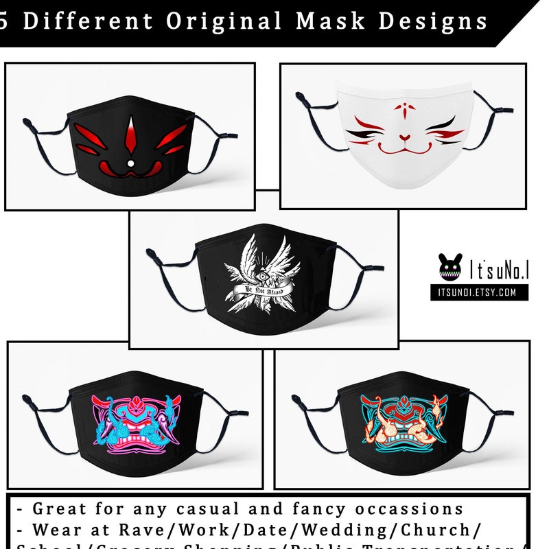 Anime Mask - Etsy