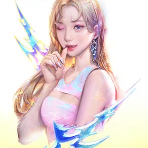 Aespa - Impresión de fan art de invierno de 11 x 17 pulgadas, póster de K-Pop