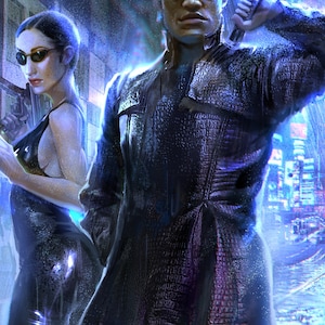 Matrix 11x17&quot; Digital Art Print