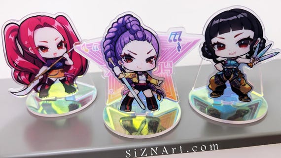 Nouveau Kpop Chasseurs De Démons Figure Chasseurs De Dessin Animé Tigre Rumi/Mira/Zoey Figurine PVC Décoration De Bureau Modèle Poupée Jouet Enfants Cadeau