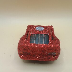 Custom Glitter Lightning McQueen 1:55 Diecast Car Disney Pixar Cars Handmade image 5