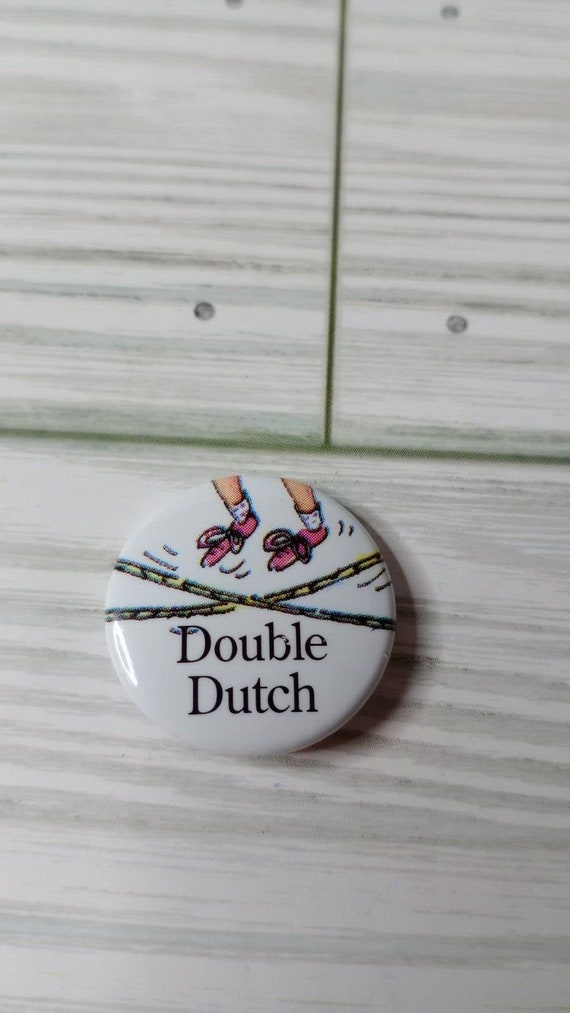 Vintage American Girl Grin Pin Double Dutch Pleasa