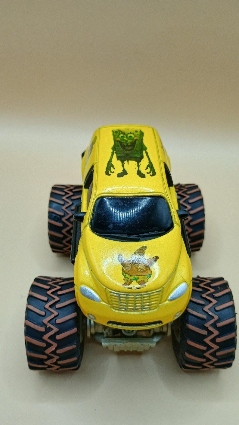 Zombie Spongebob Custom Swamp Bogger 1:64 Diecast PT Cruiser Monster Truck image 4
