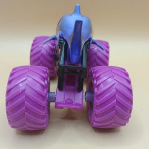 Monster Jam Megalodon 1:64 Diecast Custom Dyed Purple Blue Ombre Spin Master image 5