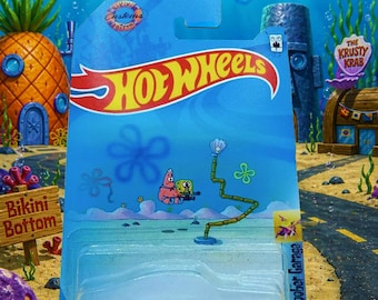 SpongeBob Invisible Boatmobile Custom Hot Wheels | Empty Blister Gag | Bikini Bottom Customs| SpongeBob Fan Art | Funny Collector Parody