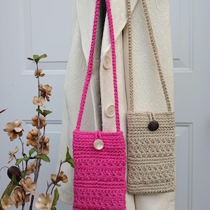 Petit sac à bandoulière en coton pour femme, support pour téléphone portable au crochet, mini sac à main à bandoulière pour femme, pochette pour iPhone avec bracelet, cadeau pour une mère