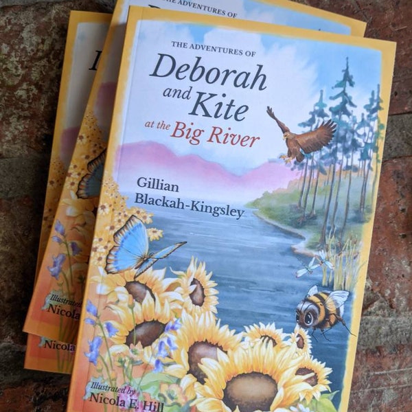 Children's Chapter Book Paperback Edition! 'The Adventures of Deborah and Kite at the Big River'. An engaging adventure book for children!