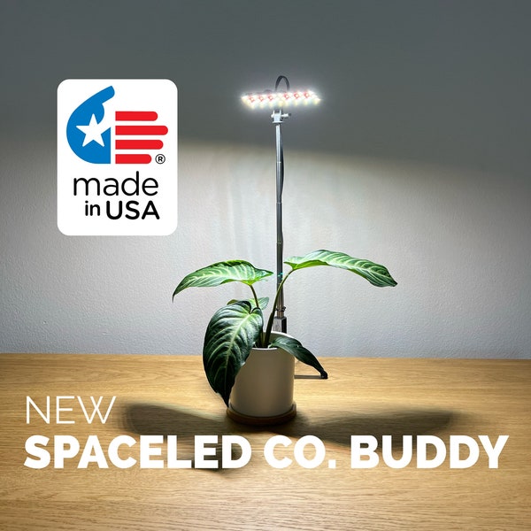 NEW spaceLED Co. BUDDY Grow Light for House Plants Hand Made In USA