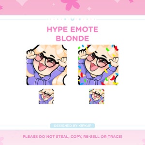Hype Emote - Blonde
