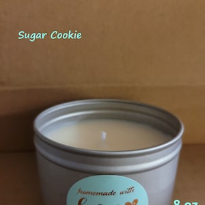 8 oz Sugar Cookie Scented Candle
